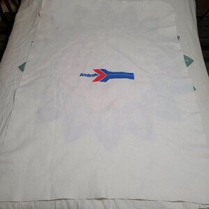 Blanket AMTRAK Train White Small Travel Throw 47" x 65"
